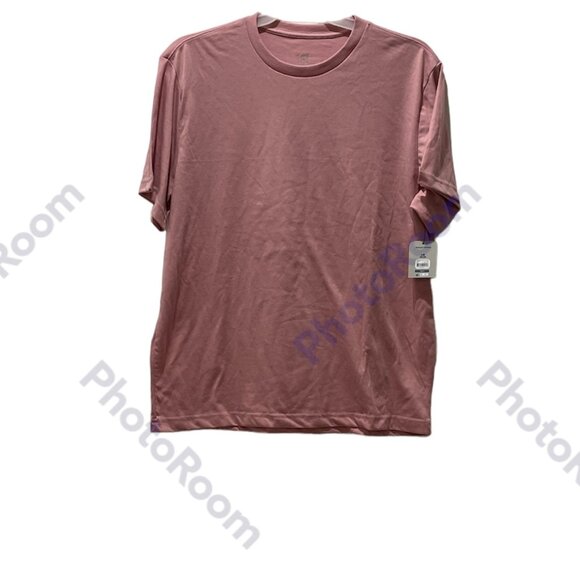 Men's Crew Neck Short Sleeve Tee, George L/G (42-44), Pink, NWT - Picture 2 of 7